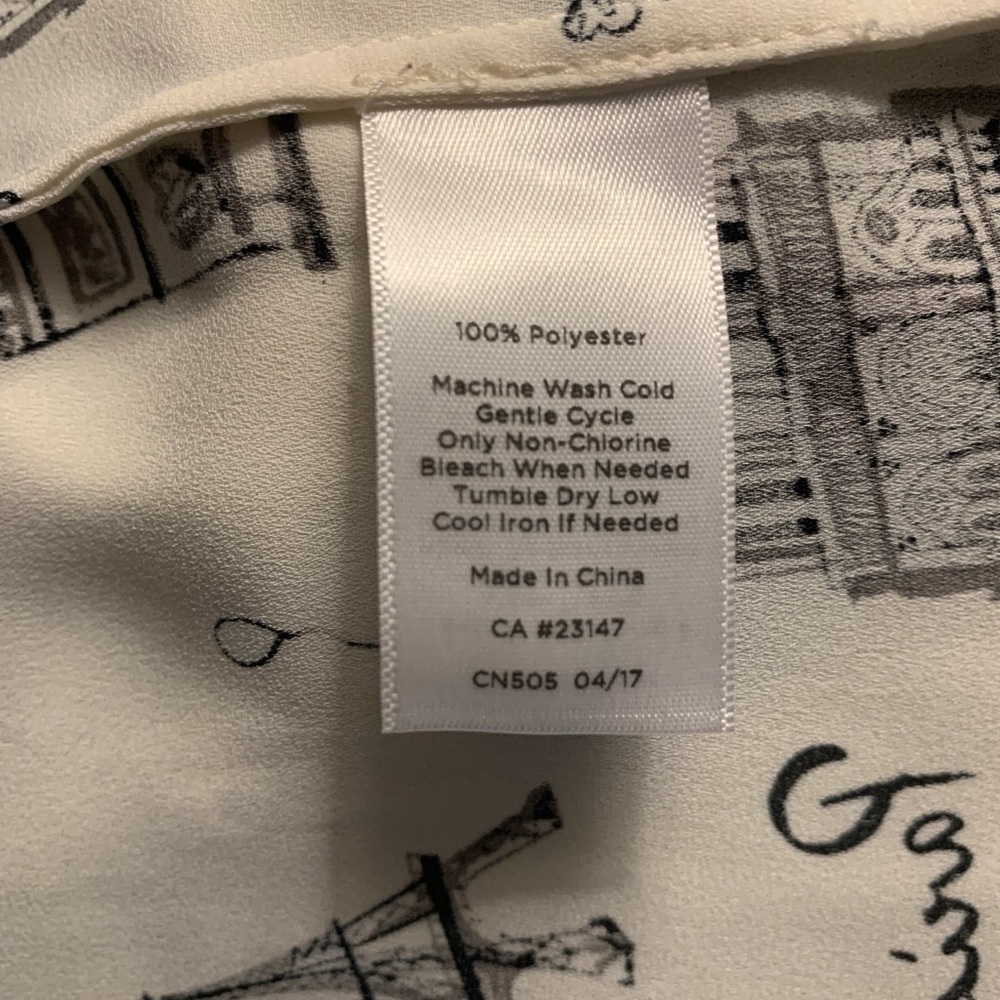 Talbots Xl, Professional, Polyester, Collarless W… - image 3